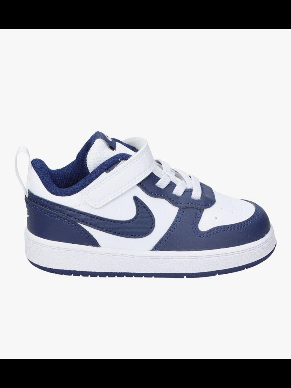 Nike Kids Navy and White Low-Top Sneakers